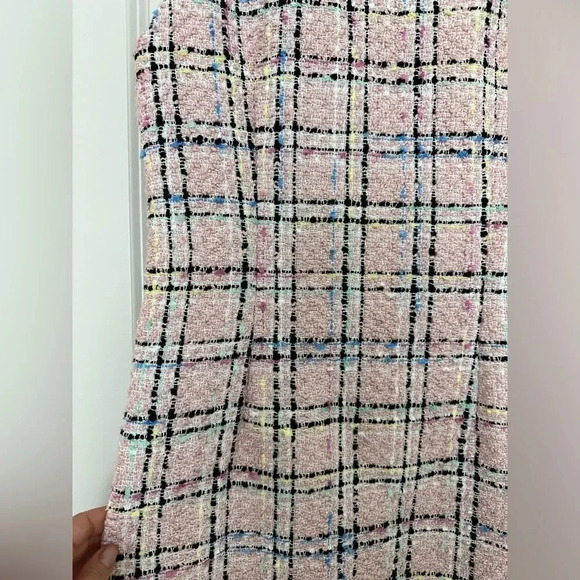 Endless Roses Plaid Tweed Mini Dress Vici & Madison NEW Size Medium - Picture 11 of 16